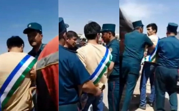 В Кашкадарье задержали парня с лентой цветов флага Узбекистана: прокуратура проверяет действия сотрудников ОВД
