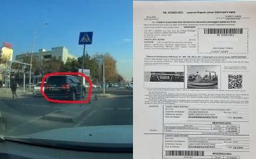 Столичный водитель Toyota Land Cruiser с номерами UZB был оштрафован за езду по встречке 