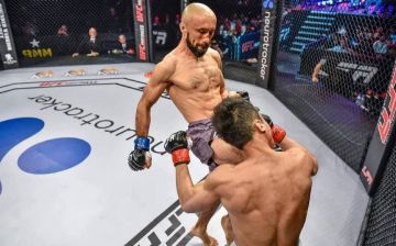 Узбекистанский боец MMA нокаутировал соперника за 21 секунду&nbsp;— видео