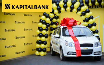 «Капиталбанк» вручил второй автомобиль Chevrolet Nexia-3 победителю розыгрыша по вкладам