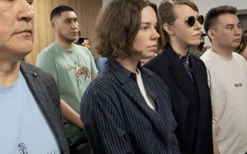 Ксению Собчак заметили в зале суда по делу Бишимбаева в Казахстане