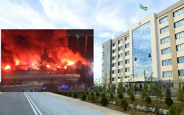 Uch-qahramon bozorida sodir bo‘lgan yong‘in yuzasidan jinoyat ishi qo‘zg‘atildi