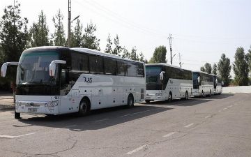 Несколько автобусов отправились в Самарскую область для возвращения узбекистанцев домой