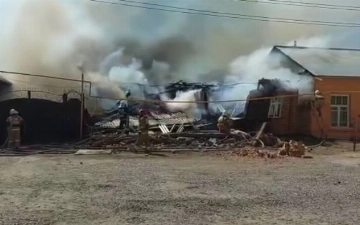Узбекистанец пострадал при взрыве газа в одном из жилых домов Казахстана (видео)