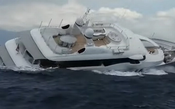У берегов Италии затонула яхта  российского бизнесмена стоимостью $50 млн — видео