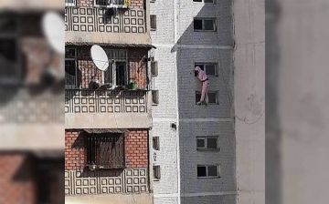 В Ташкенте спасли девушку, пытавшуюся спрыгнуть с 8 этажа жилого дома