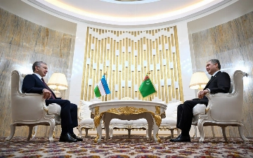 Шавкат Мирзиёев провел переговоры с Гурбангулы Бердымухамедовым