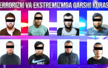 Под Ташкентом задержали восемь членов террористической организации