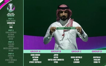 Узбекистан узнал соперников по групповому этапу Кубка Азии U-23 по футболу