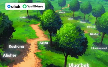 Click высадил ещё 4 000 деревьев в рамках проекта Yashil Meros