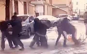 В Москве более десятка узбекистанцев и киргизов устроили драку из-за уборки снега<br>