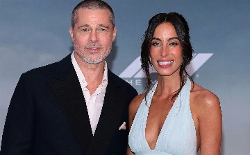 Брэд Питт и Инес де Рамон посетили премьеру фильма Джорджа Клуни в Лос-Анджелесе