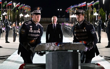 Путин посетил комплекс «Янги Узбекистон»