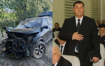 СМИ: Хоким Зафарабадского района попал в ДТП