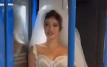 Жених и невеста провели фотосессию в ташкентском метро