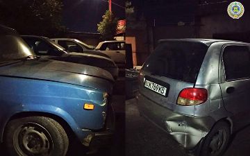 В Ташкенте случилась трио-авария, а за ней последовала драка