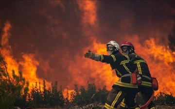 Спасатели не могут справиться с лесными пожарами, бушующими во Франции