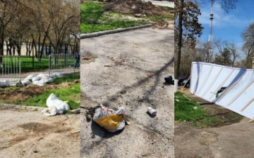 Улицы Ташкента замусорили после «экоакции» от хокимията и Минприроды
