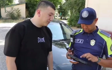 Самаркандский тиктокер издевался над сотрудниками ДПС, требуя «поймать его» (видео)