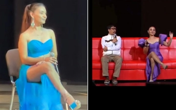 «Узбекконцерт» вынес предупреждение артистке Нилюфар Хамидовой, вышедшей в откровенном платье на сцену «Миллион»