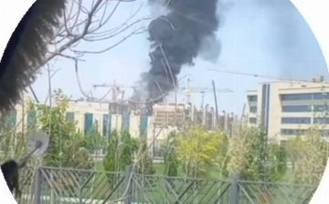Toshkentda yangi qurilayotgan “dom”lardan birida yong‘in sodir bo‘ldi