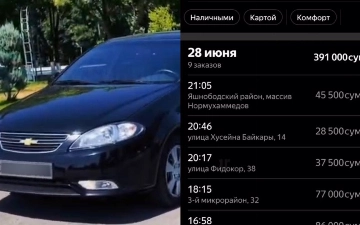 Узбекистанец рассказал, как заработать на Яндекс.Такси около 21 млн сумов в месяц