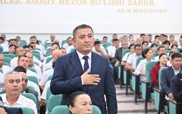 Gurlan tumaniga yangi hokim tayinlandi