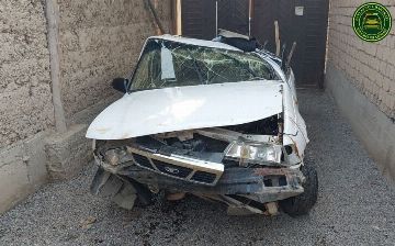 В Наманганской области «Нексия» по невнимательности водителя вылетела в кювет и перевернулась — видео