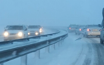 Qamchiq dovonida qor balandligi 1,2 metrga yetgani aytildi