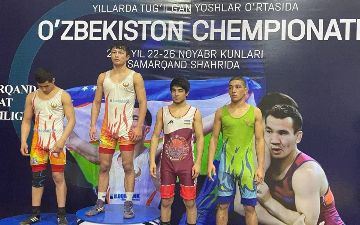 В Самарканде определились первые чемпионы Узбекистана по спортивной борьбе