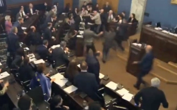 В Грузии депутаты подрались во время обсуждения законопроекта об иноагентах
