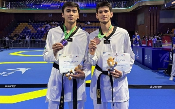 Узбекские таэквондисты завоевали еще две медали на чемпионате Азии