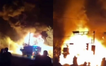 Два человека погибли при крупном пожаре в Фергане
