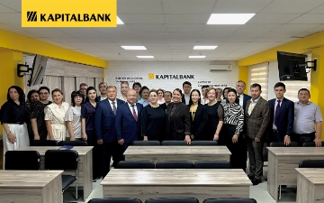 Капиталбанк открыл учебную аудиторию в Ташкентском филиале РЭУ им. Г.В. Плеханова 