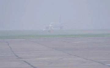 В аэропорту Карши из-за тумана ограничили прием самолетов