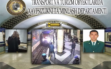 Toshkentda metro poyezdi tagiga oʻzini tashlashga uringan shaxs ushlab qolindi