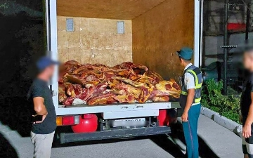 С начала августа в Ташкент пытались провезти полторы тонны испорченного мяса