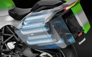 Kawasaki собрала водородный супербайк
