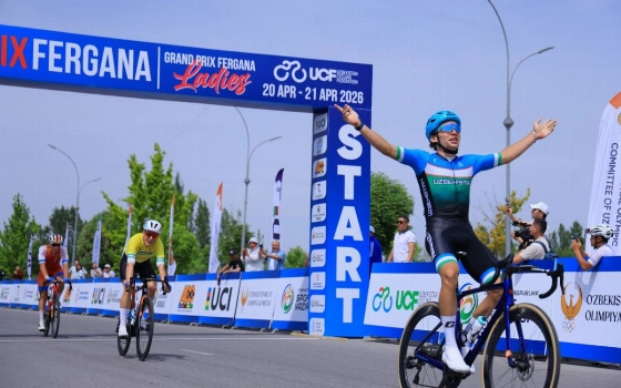 Узбекский велоспортсмен Никита Цветков одержал победу на турнире Fergana Grand Prix