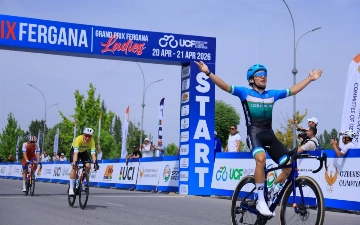 Узбекский велоспортсмен Никита Цветков одержал победу на турнире Fergana Grand Prix