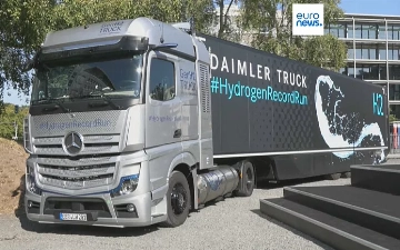 В Германии водородный грузовик от Mercedes-Benz проехал более тысячи километров без подзарядки