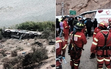 В Перу автобус упал в овраг: погибли не менее 37 человек