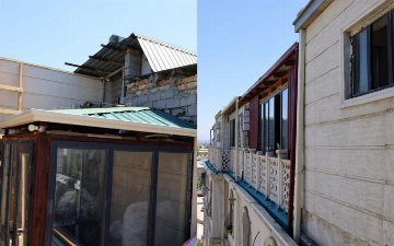 В Ташкенте на крыше многоэтажки обнаружили незаконные постройки