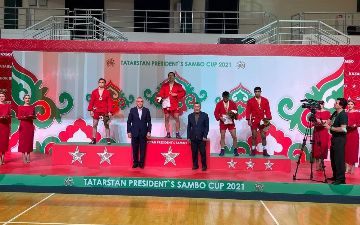 Самбисты из Узбекистана выиграли три медали Кубка Президента Татарстана