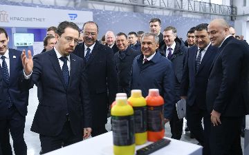 Президент Татарстана принял участие в открытии химико-индустриального технопарка «Чирчик»