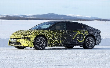 Фотошпионы поделились изображениями нового электрического седана Lotus Type 133 Envya с испытаний