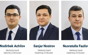Markaziy bank raisiga uch nafar o‘rinbosar tayinlandi