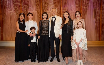 Саида Мирзиёева посетила концерт Андреа Бочелли, прошедший в Самарканде