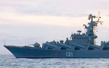 Ракетный крейсер «Москва» затонул 