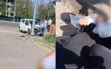 В Ташкенте водитель BYD сбил подростка после столкновения со Spark